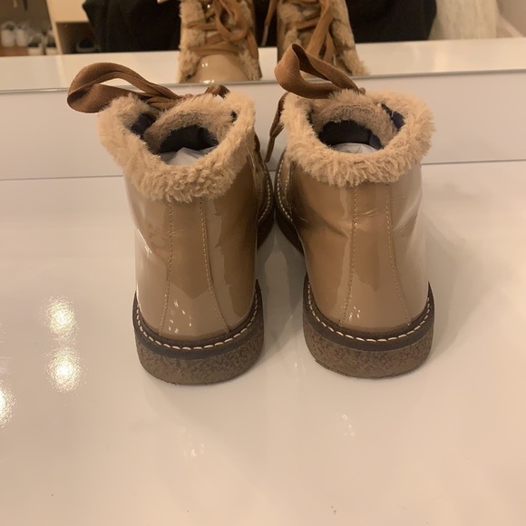 Kids tan fur botties - Picture 2 of 6